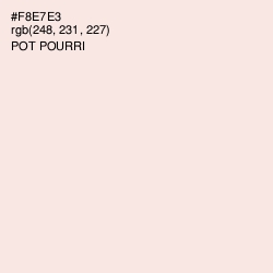 #F8E7E3 - Pot Pourri Color Image